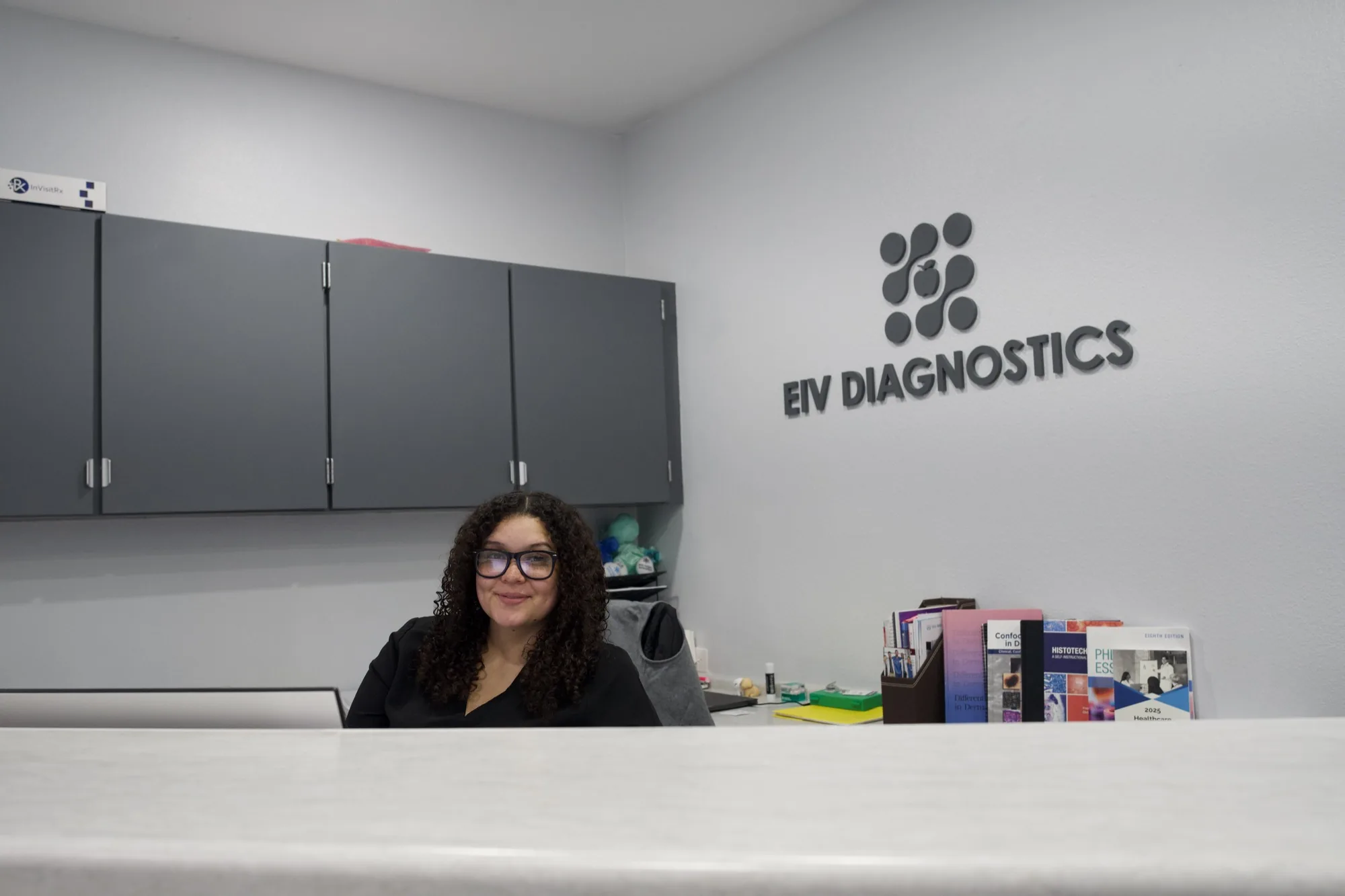 EIV Diagnostics front reception desk